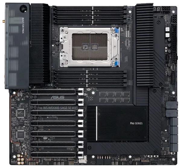 материнской платы Asus Pro WS WRX80E-Sage SE WiFi